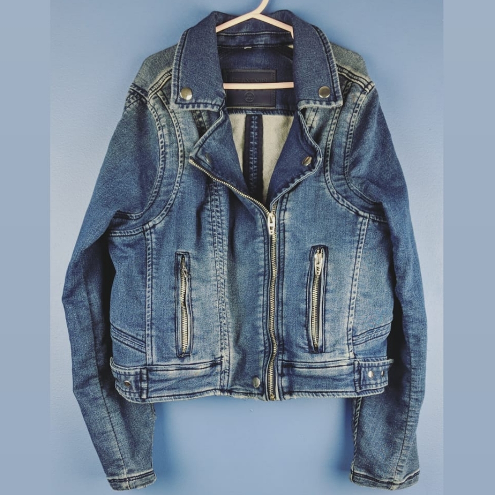 Blank NYC Moto Denim Jacket Kids